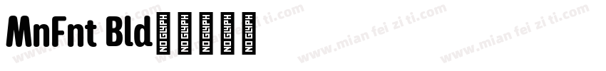 MonFnt37 Bold字体转换